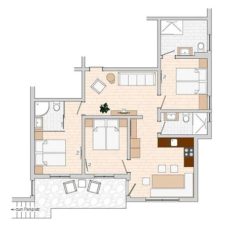 Διαμέρισμα Alpenbluehn Tschagguns *